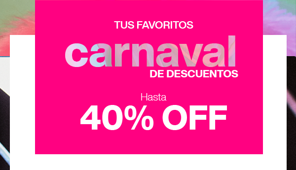 Hasta 40% OFF