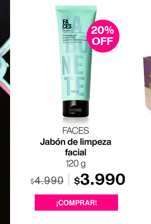 Jabón de limpeza facial